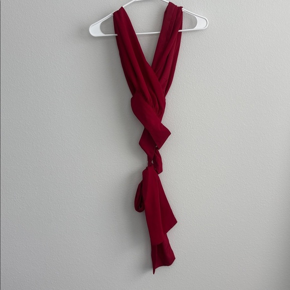 Andrea Iyamah x REVOLVE Aki Crop Top in Coral - Picture 2 of 4